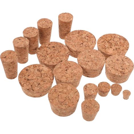 Lot de 80 bouchons liège, coniques - pour bouteilles et bocaux (1/5)