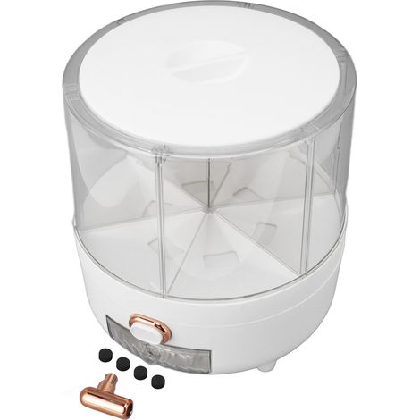 360° drehbarer Getreidebehälter mit Spender für Reis und Kleingetreide (1/5)