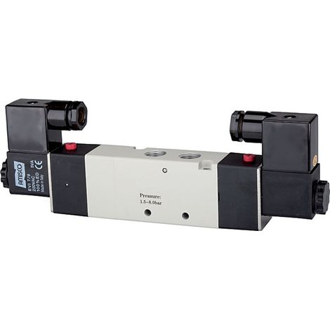Riegler 5/3-Wegeventil elektropneum. Mitte geschl., M5, 230 V, 50 Hz (1/3)