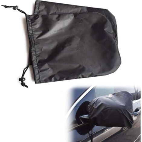 Voiture Côté Miroir Neige Housse,Housse De Protection Pour Rétroviseur Extérieur,Housse De Rétroviseur Latéral De Voiture,Housse de Rétroviseur,Sac de Protection pour Rétroviseur,1 Paire, Noi (1/4)