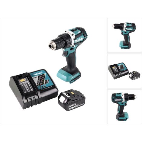 Makita DDF 484 RG1 Taladro atornillador a batería sin escobillas 18 V 54 Nm + 1x batería recargable 6,0 Ah + cargador (1/5)