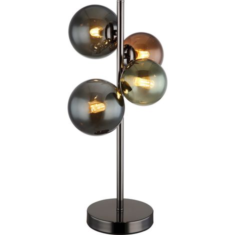 Globo - lámpara de mesa - RIHA - multicolor - vidrio - G9 - (1/5)