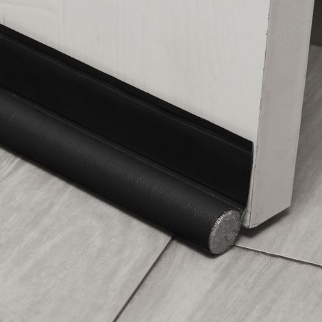 2 bandes d'étanchéité noires pour bas de porte, isolation phonique, espace de pare-brise, isolation thermique, bandes anti-poussière et anti-insectes