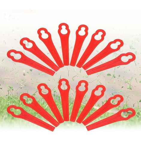 Tête de débroussailleuse Lame Coupe Bordure,100pcs Lames en Plastique de Rechange Lame Taille Bordure Lame Plastique Coupe Bordure Lame Coupe Bordur,pour Jardin et Pelouse Coupe-Bordures sur Batterie (1/5)