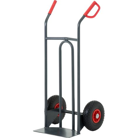 PROVOST - Diable de manutention à pelle fixe avec poignées ouvertes - 250 kg - Structure acier inoxydable