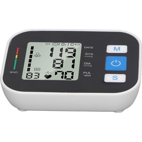 Digitales Blutdruckmessgerät mit hochauflösender, intelligenter Sprachausgabe und Armblutdruckmessung (1/5)