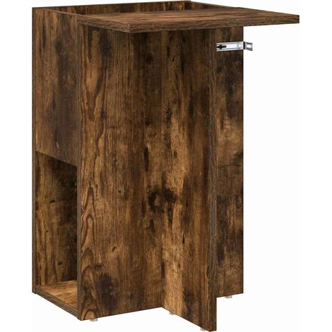 Maison Exclusive - Mesa Auxiliar Roble ahumado 35 x 40 x 55 cm