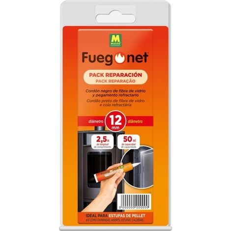 Pack de Reparación FUEGONET con Cordón Aislante y Pegamento. (1/3)