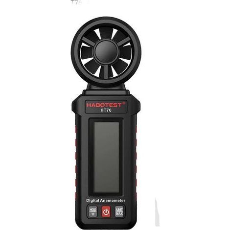 L'anémomètre numérique HT76 est un anémomètre portatif adapté aux mesures météorologiques lors de la navigation et des vols de drones. (1/5)