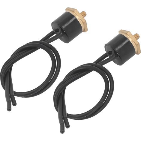 2 Stück wasserdichte, funkenfreie Thermostatschalter KSD301 mit Kabel, 250 V, M4, 40 °C (1/5)