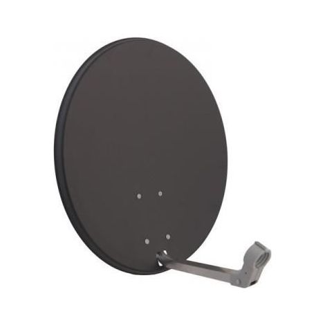 Parabole Satellite Acier 80 cm Anthracite sans LNB