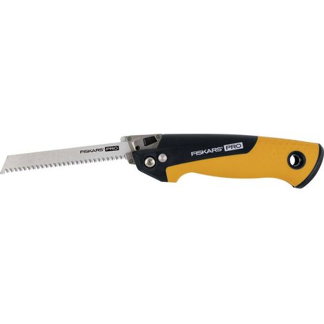 Fiskars PowerTooth seghetto pieghevole arancione e nero (1/4)