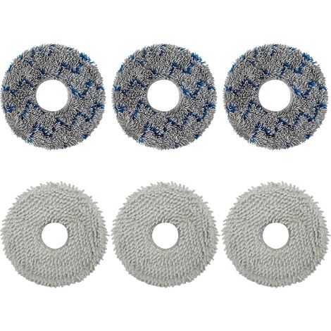 6 Reinigungstücher für Ecovacs Deebot T50 Pro Omni/N30 Pro Omni/T30 Pro/T30S/T20 Omni/T10 Omni/X1 Omni/X2 Omni Saugroboter (1/5)