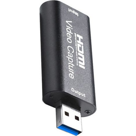 HDMI to USB high-definition video and audio capture device supports HDMI resolutions for Windows and Android. (1/4)