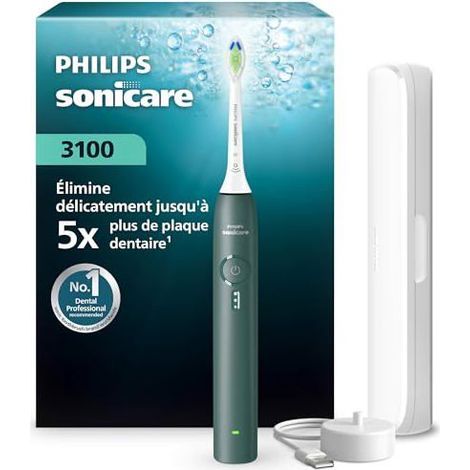 Cepillo de dientes eléctrico - PHILIPS - HX4033/26 - sensor de presión - 3 intensidades - 14 días de autonomía