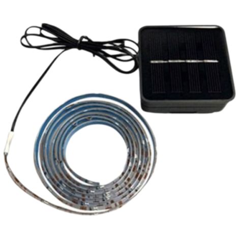 Lumière Pour Panier De Basket - Bande Lumineuse Solaire 150 Cm - 16 Modes D'éclairage - Étanche Ip65 - Compatible Avec La Plupart Des Paniers - 1 Pièce (1/5)