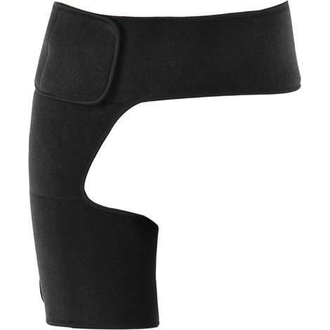 Ceinture de soutien respirante unisexe pour hanches et cuisses, protection contre les tensions musculaires, idéale pour le sport. (1/5)