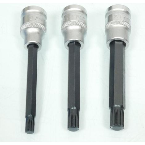 Douilles 1/2 embout étoile 8-10-12 Bike Service pour amortisseur (1/4)