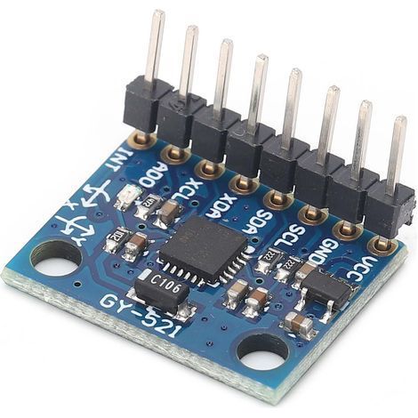 Module MPU‑6050 PCB 3 Axes capteurs gyroscopiques carte accéléromètre 6DOF GY‑521 pour Windows/Android (1/5)