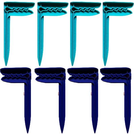 KZQ Blaue Abisolierzange, hochwertiges Brecheisen, multifunktionales Brecheisen zum Entfernen von Holzböden, Werkzeug zum Entfernen von Fußleisten, Nagelzieher (1/4)