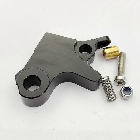 Ensemble de pièces de frein à tambour avant modifié pour moto CG125, compatible avec la Honda Wuyang WY125 (avant noir). (1/5)