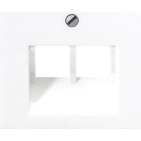 Jung Copertura per scatole di connessione IAE/UAE, 2 x 8 poli, termoplastica, serie AS/A, bianco alpino A 569-2 BFPLUA WW (1/2)