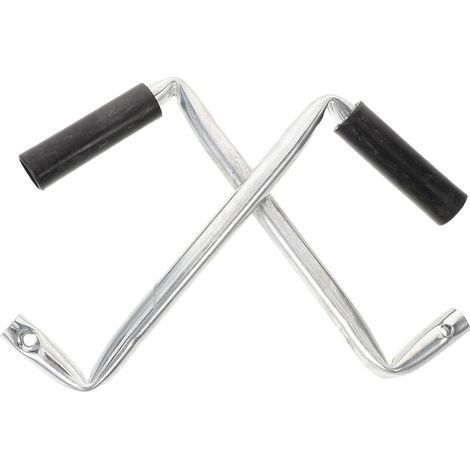 Lot de 2 Manivelles Pliantes en Plastique Haute Résistance Poignée Rotative pour Dispositif d'Enroulement de Film de Serrage Compatible Serrage Extérieure Résistantes Pluie et (1/5)