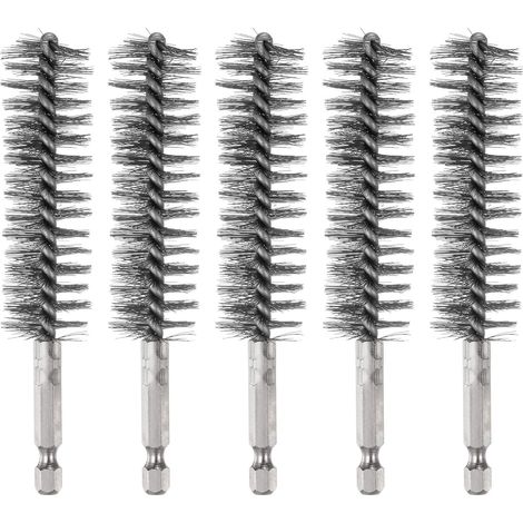 5 x Stainless Steel Cleaning Brushes for Tubes (1/5)