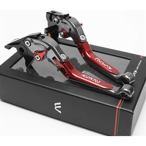 Convient pour Spring Breeze 450CL-C 2023, klaxon de frein modifié en alliage d'aluminium, tringle d'embrayage, accessoires de moto (couleur titane rouge titane) (1/5)