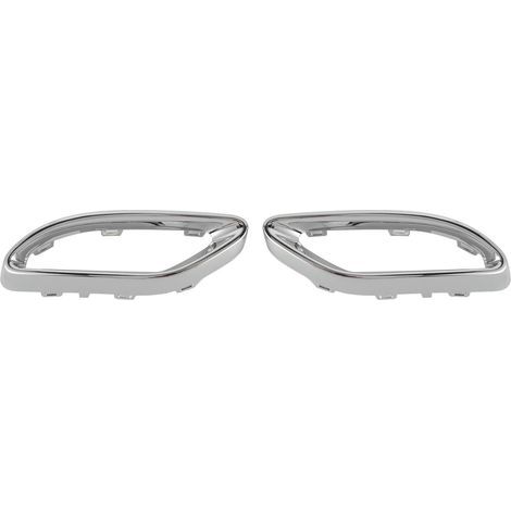 Bright chrome exhaust tip cover, replacement trim for Mercedes-Benz ABCE GLC CLS class W177 W247 W205 W213 X253 C257 (1/5)
