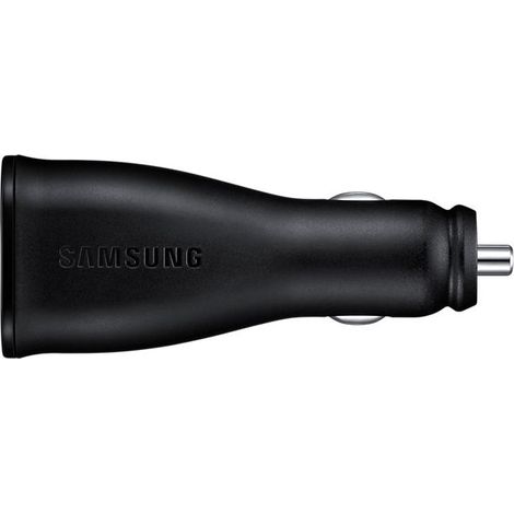 Samsung Cargador Rápido de Coche Dual USB + USB-C-cable EP-LN920 Negro (1/5)