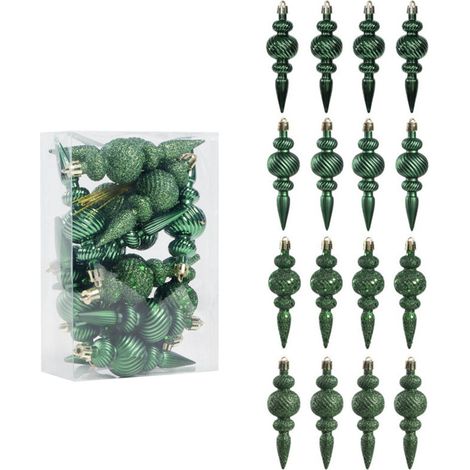 Frecce artistiche, decorazioni natalizie da appendere - Verde