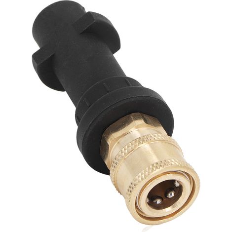 Raccord pistolet haute pression 1/4" Compatible Kärcher K2-K7 et Stanley SLP Connecteur rapide laiton ABS 200psi (1/5)