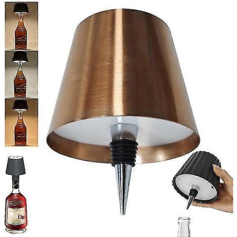 Lampe sans fil pour bouteille, 3 couleurs, rechargeable, pour bouteilles de vin, bars et restaurants (1/5)