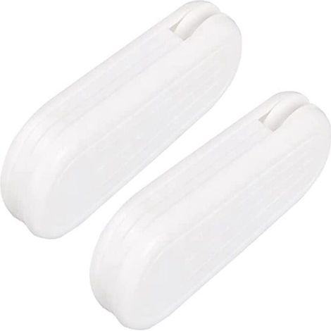 Poids Pour Cordons De Rideaux - Plastique Blanc - Pour Stores Verticaux - Lot De 2 (1/5)