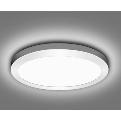 Plafonnier LED - 18 W - 1350 Lm - 4200 K - Blanc Neutre - IP20 - Pour Chambre Cuisine Salon Balcon Couloir - 1 Pièce (1/4)