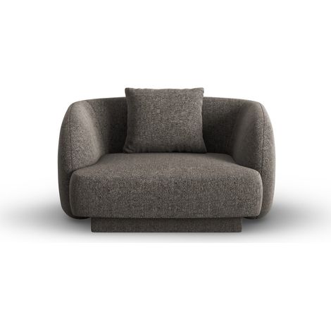 Fauteuil en chenille gris (1/5)