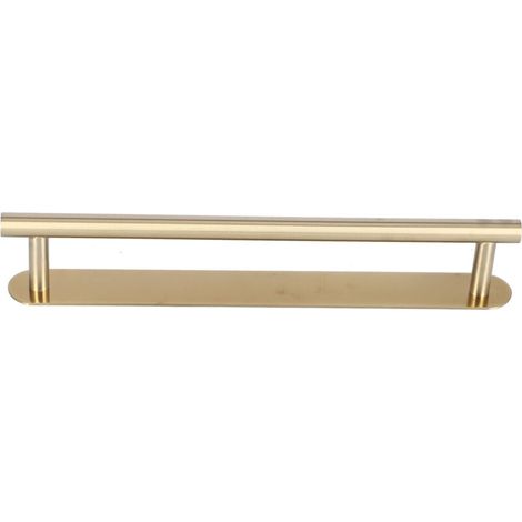 Toallero de una sola barra de acero inoxidable 304, soporte de pared cepillado para toallas, adhesivo para cocina y hogar, 60 cm