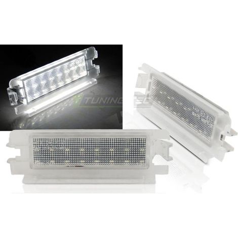 Paire feux de plaque Dacia Logan de 2004 a 2012 Led-36870025 (1/2)