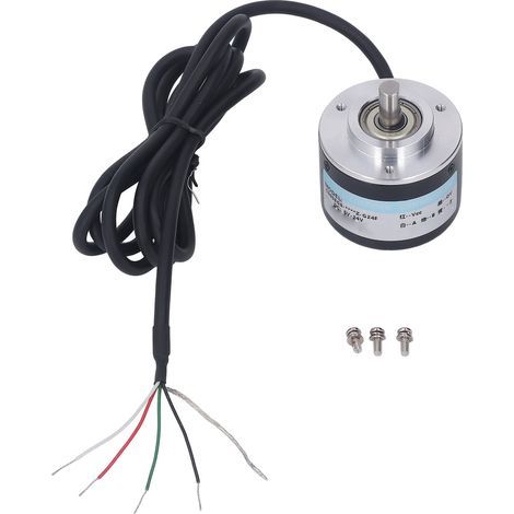 Drehgeber mit Inkrementalfunktion, 2-phasig, 50 mm Außendurchmesser, für Entwässerungsmessungen, DC 5–24 V, 360 Impulse/R (1/5)