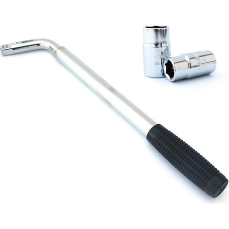 Jeu De Clés À Molette Robustes Pour Roues De Voiture Manche Télescopique 17/19 Mm 21/23 Mm (1/5)