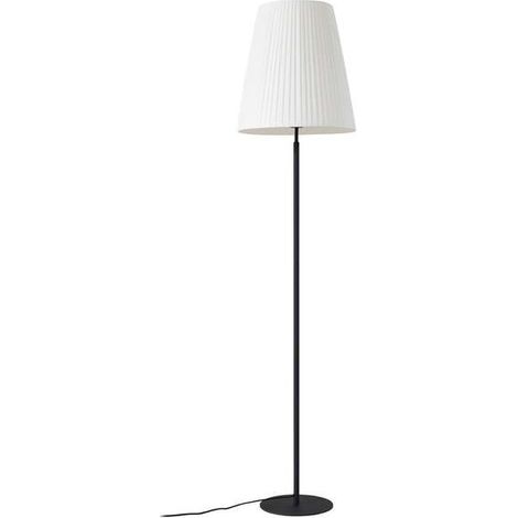 [GEBRAUCHT] B-Ware Lindby Stehleuchte Virelle schwarz/weiß Textil 170cm E27 mit Schalter (1/2)