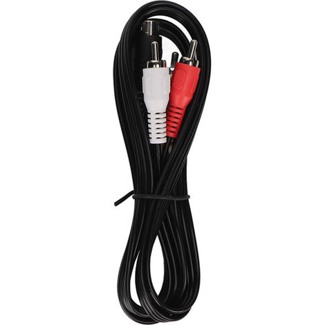 Câble Professionnel Mini DIN 4 broches vers 3 RCA pour DVD, TV, HDTV, Lecteur CD - 1,5 mètre (1/5)