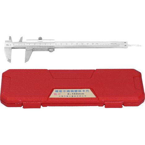 Vernier Caliper Gauge Stainless Steel 4-Purpose Industrial Grade Accuracy 0.02mm 0-150mm (1/5)