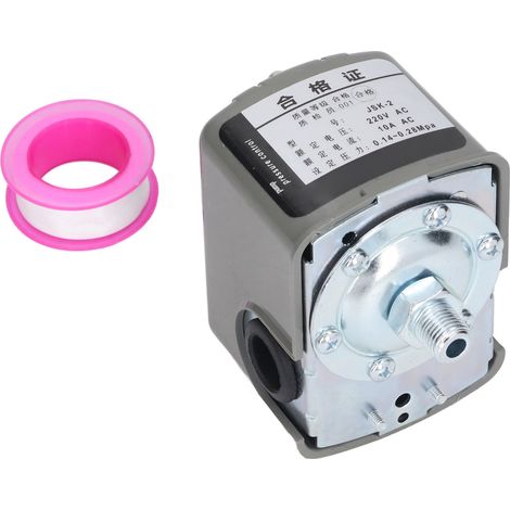 Pressostat de pompe à eau contrôle réglable 1/4in NPT filetage mâle AC220V 10A
