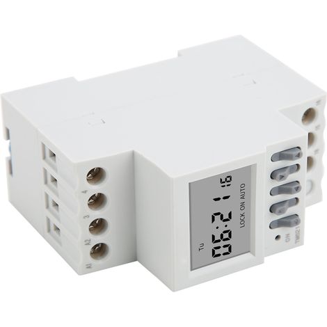 Minuterie numérique TM621, relais, interrupteur d'alimentation, minuterie sur rail DIN, avec fonction de compte à rebours, 220 V CA (1/5)