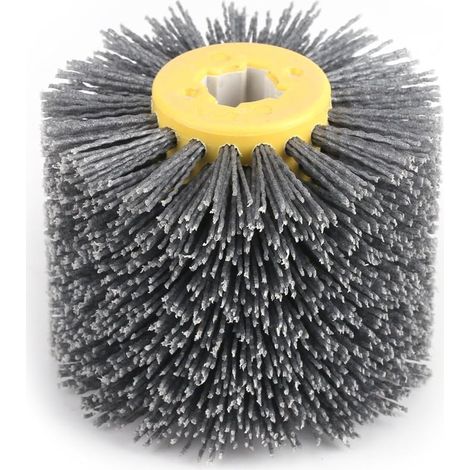 Brosse de Polissage de broyage de Roue de Dessin de Fil Roue de Polissage à disques empilés Disque Polissage Buffing Pads Roues 100 x 120 mm 120 Roue