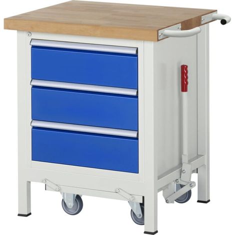 Établi Rau avec châssis abaissable modèle 8157 L 750 x P 700 x H 880mm (1/5)