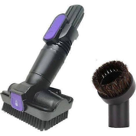 Ensemble de brosses pour aspirateur balai sans fil Shark Pet IX141 IZ462H IZ163H accessoire de brosse 2 en 1 amovible couleur violette. (1/5)