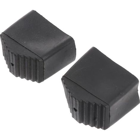 Couvre-Pieds D'Échelle 2 Pièces en Caoutchouc Antidérapants - Embouts pour Escabeau 40x20mm Pare Chocs Pliants Protection Idéale pour Échelles Et Meubles Noir (1/5)